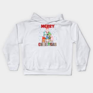 Merry Christmas Gnome Family Funny Xmas Tree Women Men Kids Kids Hoodie